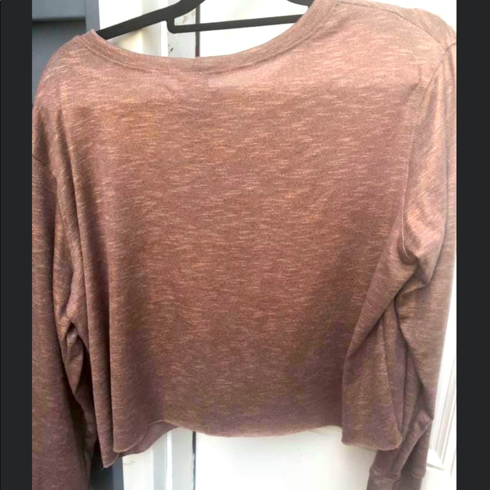 Metallic pullover